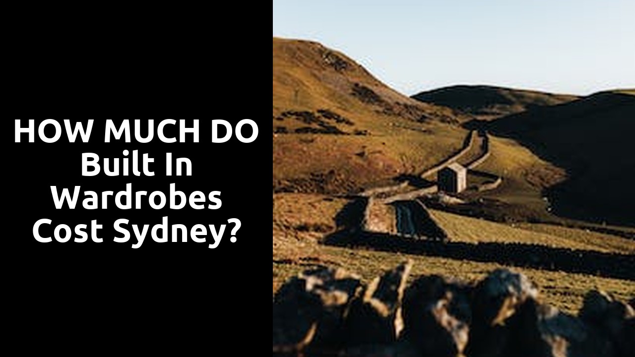 HOW MUCH DO built in wardrobes cost Sydney?