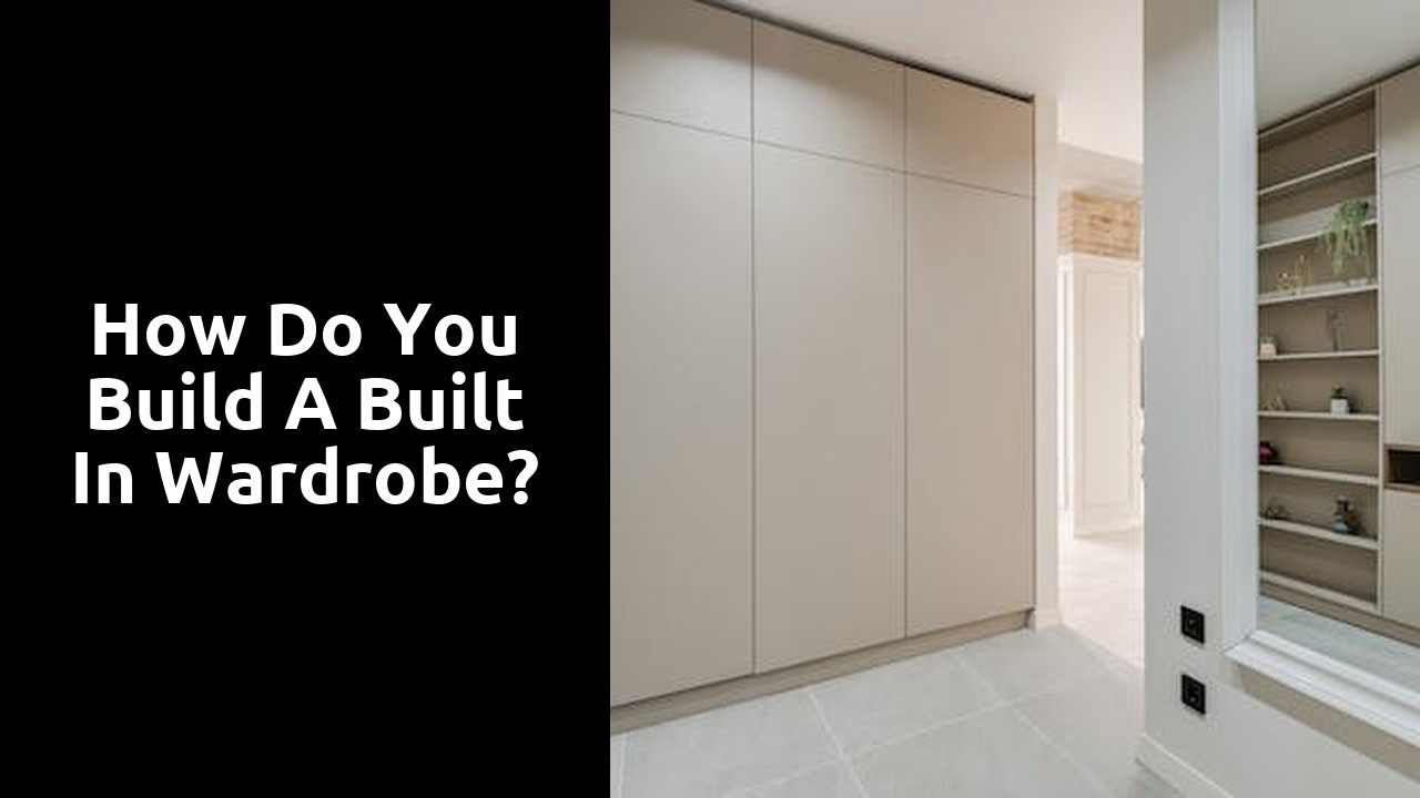 How do you build a built in wardrobe?