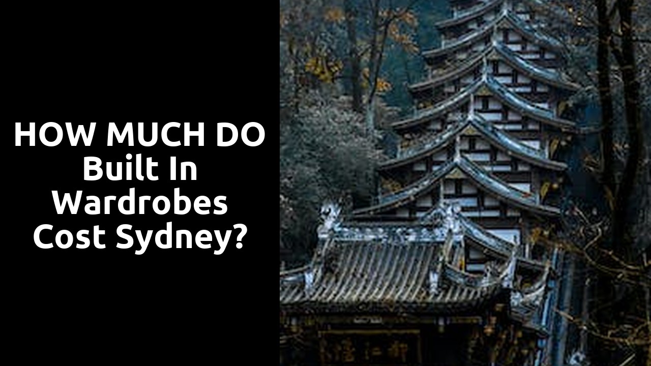 HOW MUCH DO built in wardrobes cost Sydney?